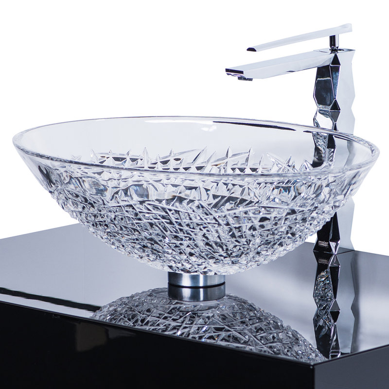 MaestroBath Diamante Luxury Crystal Vessel Sink Wayfair